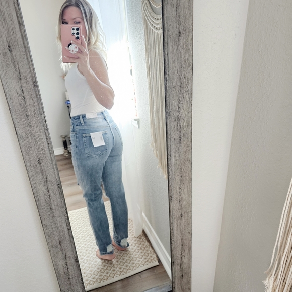 VERVET BY FLYING MONKEY Boyfriend Jeans Size 0(24) Dreamland Straight Relaxed - Picture 10 of 14